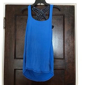 Lululemon Blue Yoga Top (gently worn) Size 8